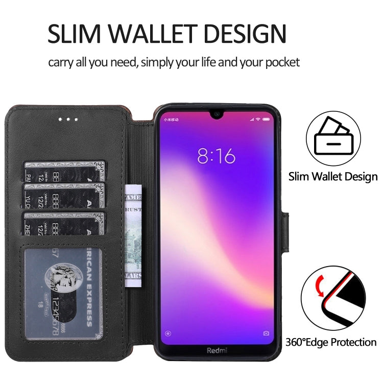 For Xiaomi Redmi 8 Shockproof PU + TPU Leather Phone Case
