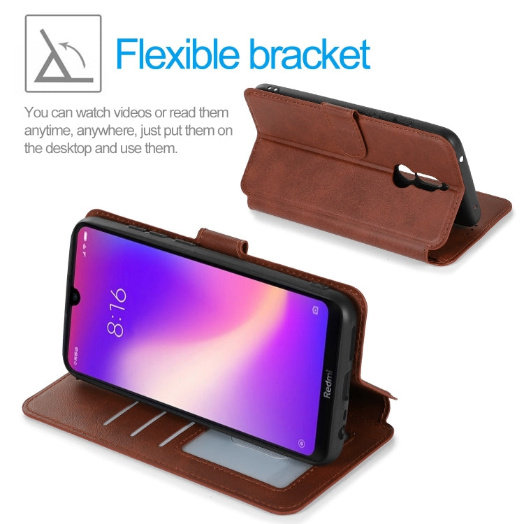 For Xiaomi Redmi 8 Shockproof PU + TPU Leather Phone Case