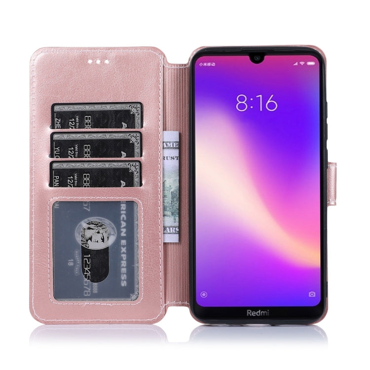 For Xiaomi Redmi 8 Shockproof PU + TPU Leather Phone Case