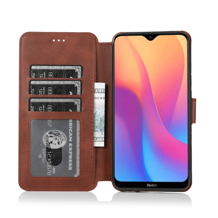 For Xiaomi Redmi 8A Shockproof PU + TPU Leather Phone Case