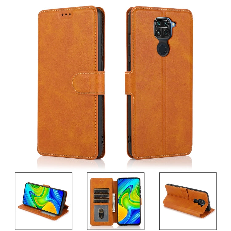 For Xiaomi Redmi Note 9 Shockproof PU + TPU Leather Phone Case
