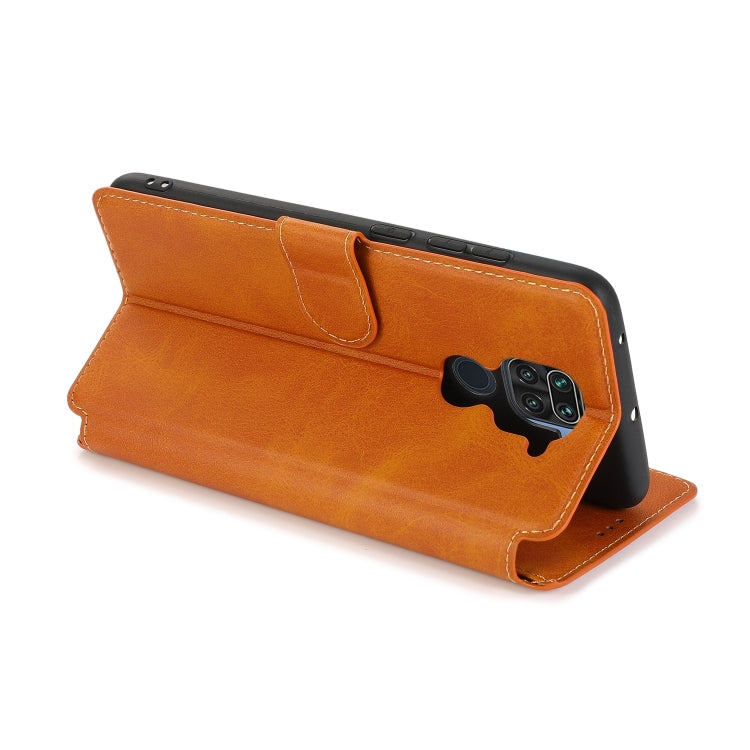 For Xiaomi Redmi Note 9 Shockproof PU + TPU Leather Phone Case