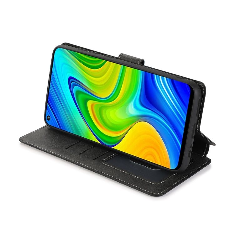 For Xiaomi Redmi Note 9 Shockproof PU + TPU Leather Phone Case