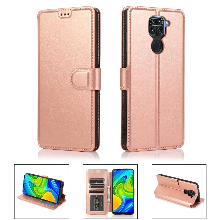 For Xiaomi Redmi Note 9 Shockproof PU + TPU Leather Phone Case