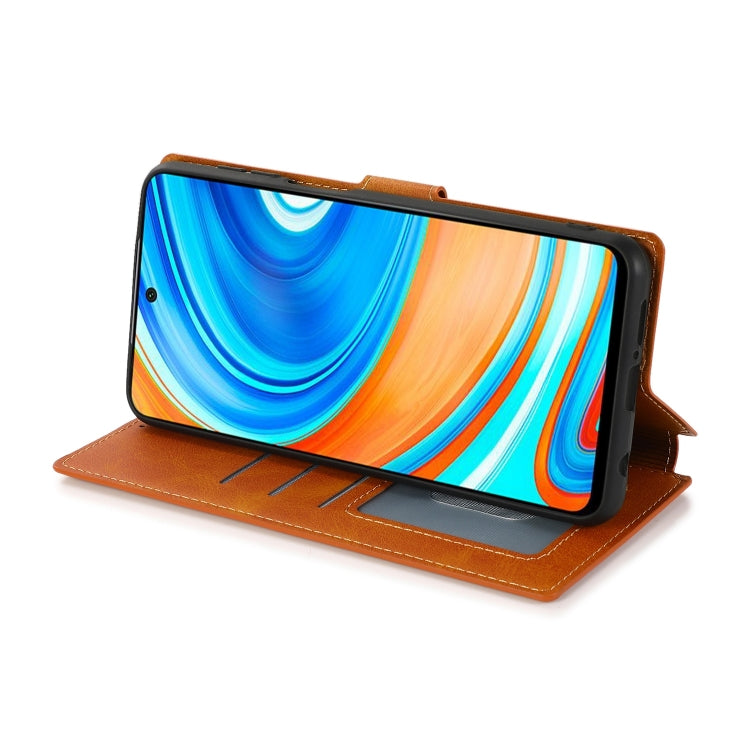 For Xiaomi Redmi Note 9 Pro Shockproof PU + TPU Leather Phone Case