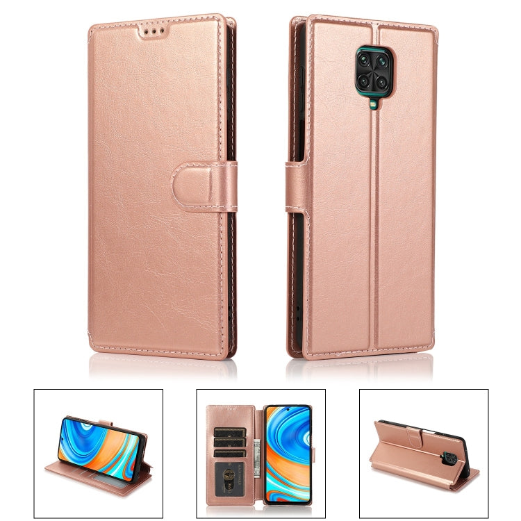 For Xiaomi Redmi Note 9 Pro Shockproof PU + TPU Leather Phone Case