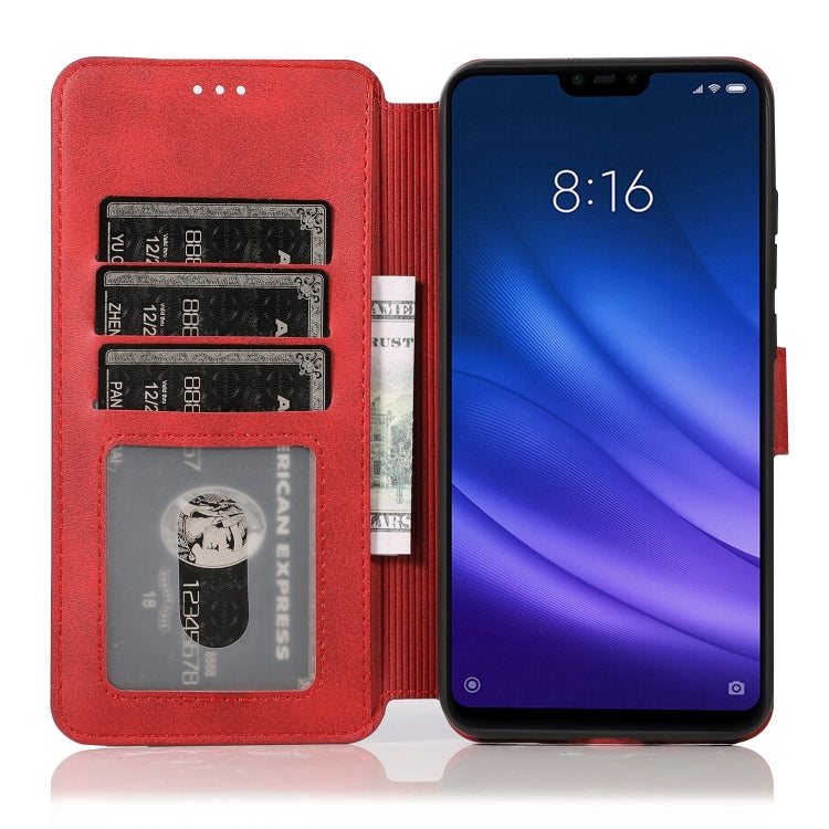For Xiaomi Mi 8 Shockproof PU + TPU Leather Phone Case