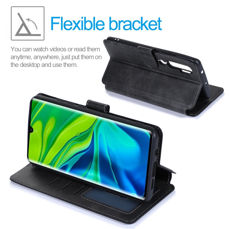 For Xiaomi Mi CC9 Pro Shockproof PU + TPU Leather Phone Case