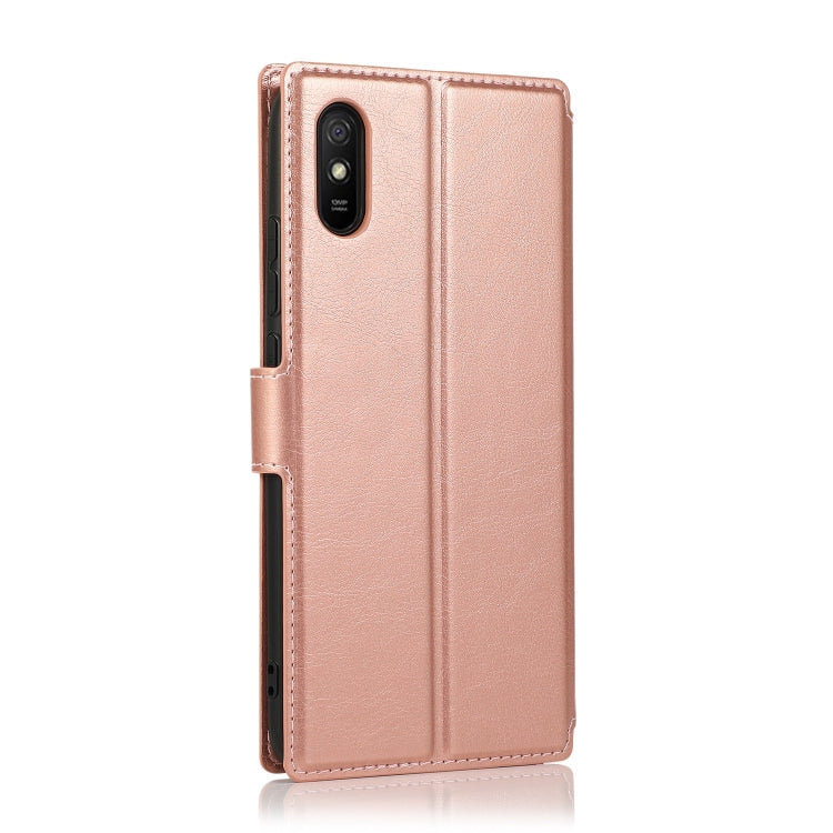 For Xiaomi Redmi 9A Shockproof PU + TPU Leather Phone Case