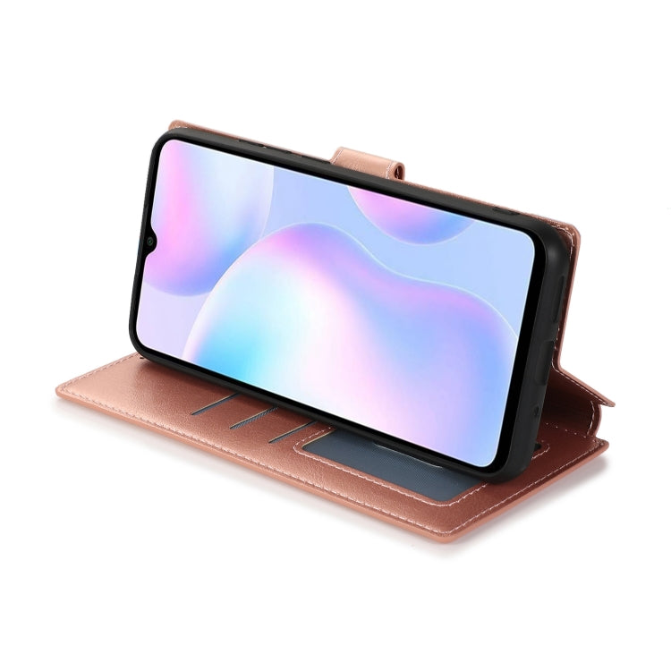 For Xiaomi Redmi 9A Shockproof PU + TPU Leather Phone Case