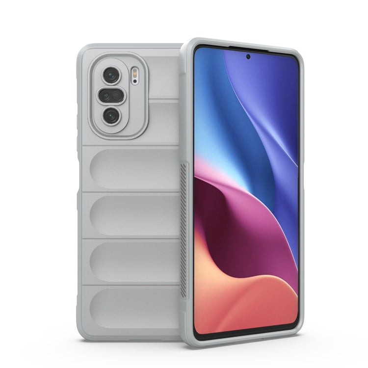 For Xiaomi Redmi K40 Magic Shield TPU + Flannel Phone Case