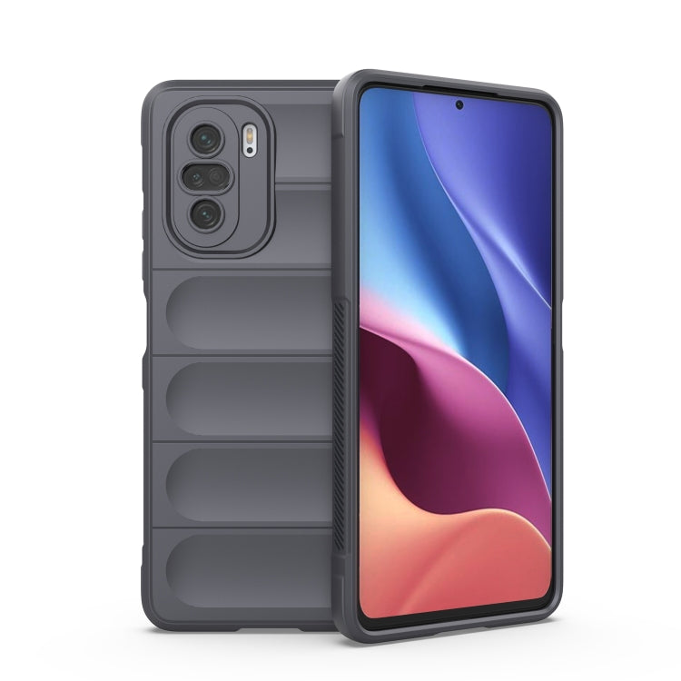 For Xiaomi Redmi K40 Magic Shield TPU + Flannel Phone Case