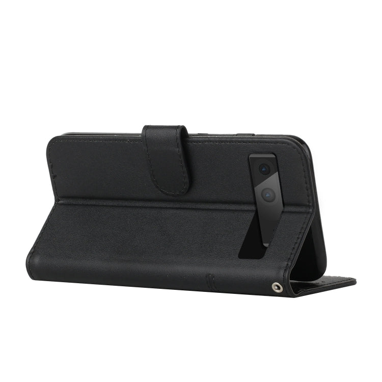 For Google Pixel 7 Stitching Calf Texture Buckle Leather Phone Case