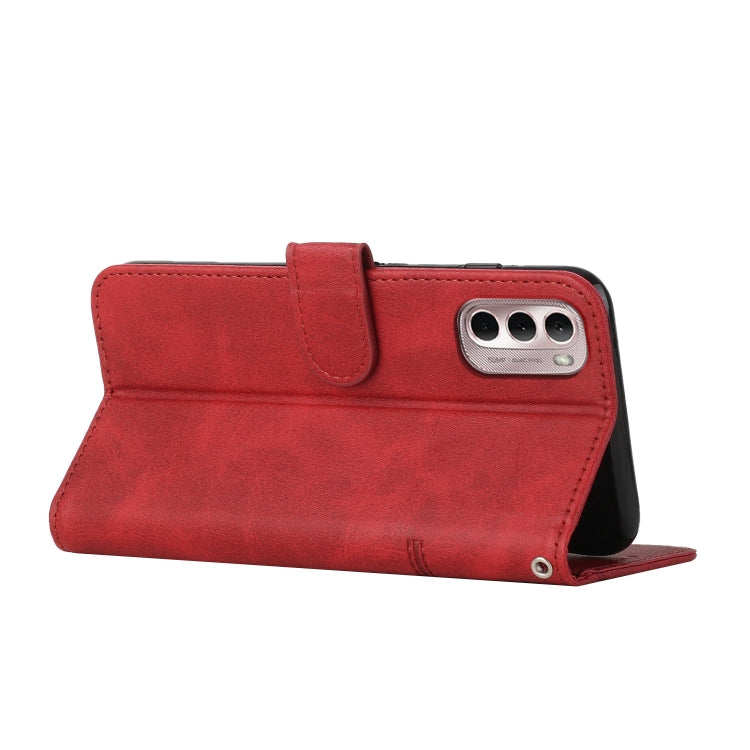 For Motorola Moto G Stylus 2022 5G Stitching Calf Texture Buckle Leather Phone Case