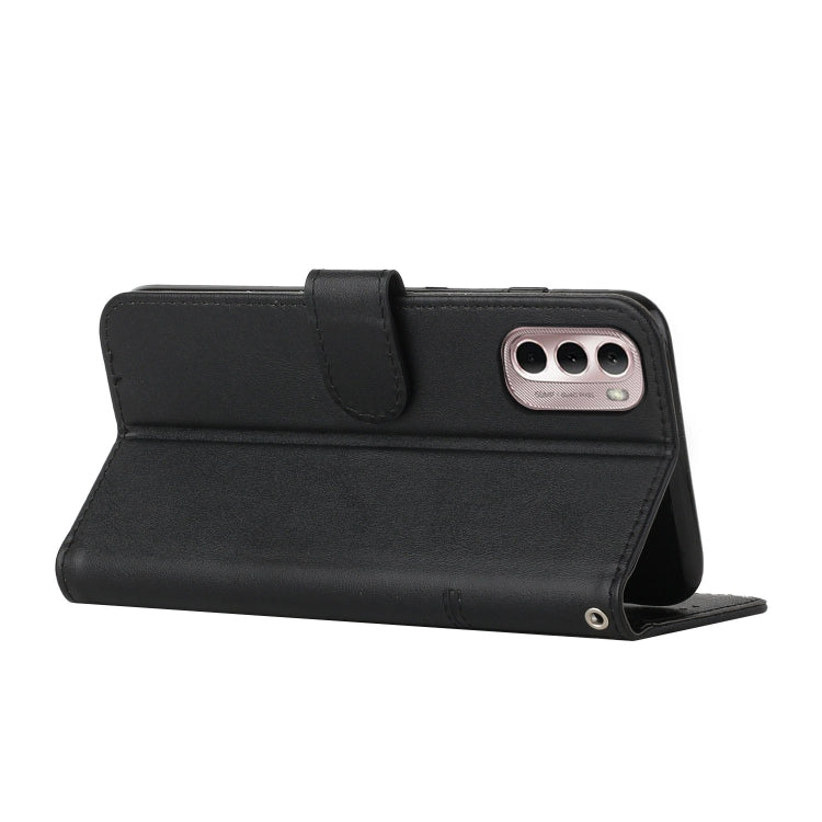 For Motorola Moto G Stylus 2022 5G Stitching Calf Texture Buckle Leather Phone Case
