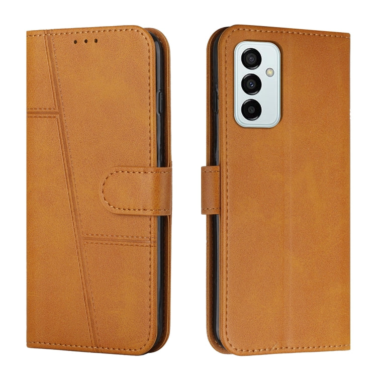 For Samsung Galaxy M23 5G/ Galaxy F23 Japan Stitching Calf Texture Buckle Leather Phone Case