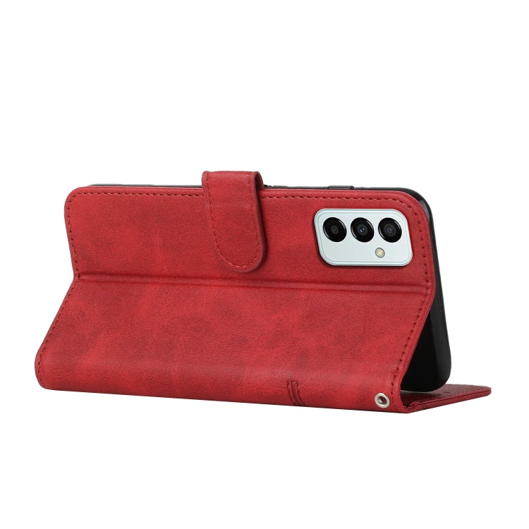 For Samsung Galaxy M23 5G/ Galaxy F23 Japan Stitching Calf Texture Buckle Leather Phone Case