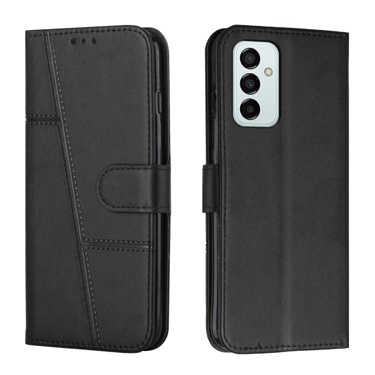 For Samsung Galaxy M23 5G/ Galaxy F23 Japan Stitching Calf Texture Buckle Leather Phone Case
