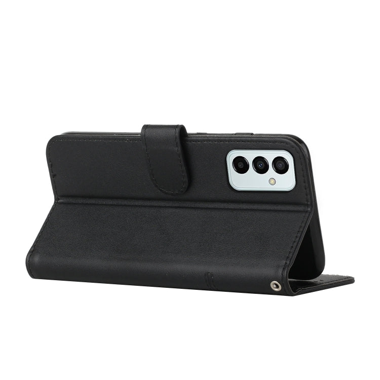 For Samsung Galaxy M23 5G/ Galaxy F23 Japan Stitching Calf Texture Buckle Leather Phone Case