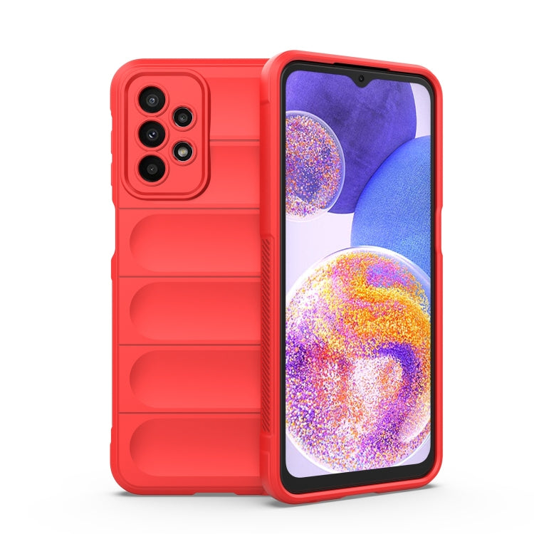 For Samsung Galaxy A23 Magic Shield TPU + Flannel Phone Case