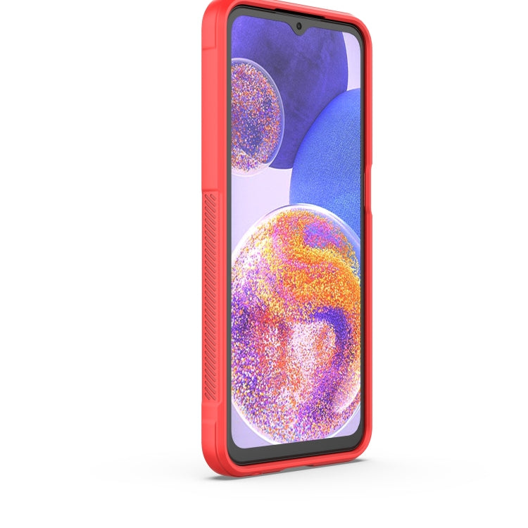 For Samsung Galaxy A23 Magic Shield TPU + Flannel Phone Case