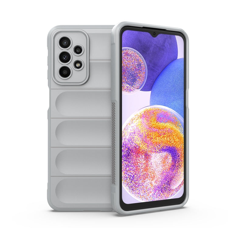 For Samsung Galaxy A23 Magic Shield TPU + Flannel Phone Case