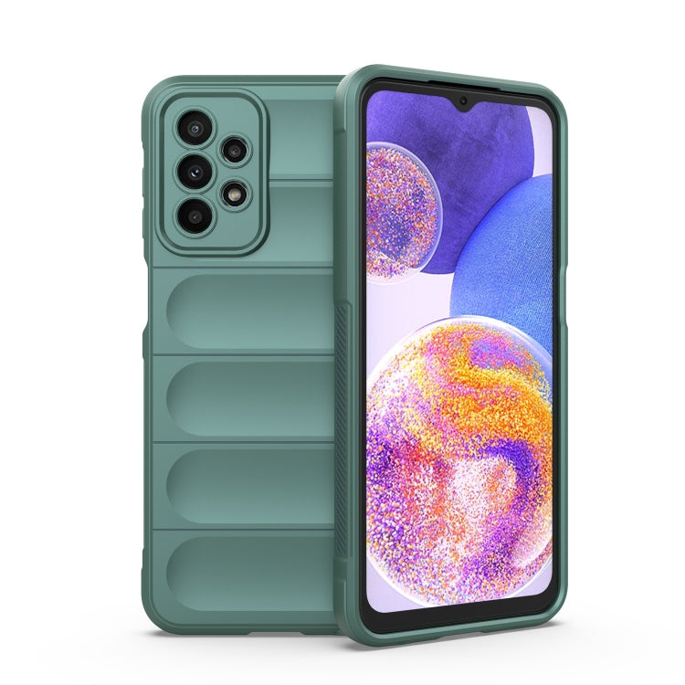 For Samsung Galaxy A23 Magic Shield TPU + Flannel Phone Case