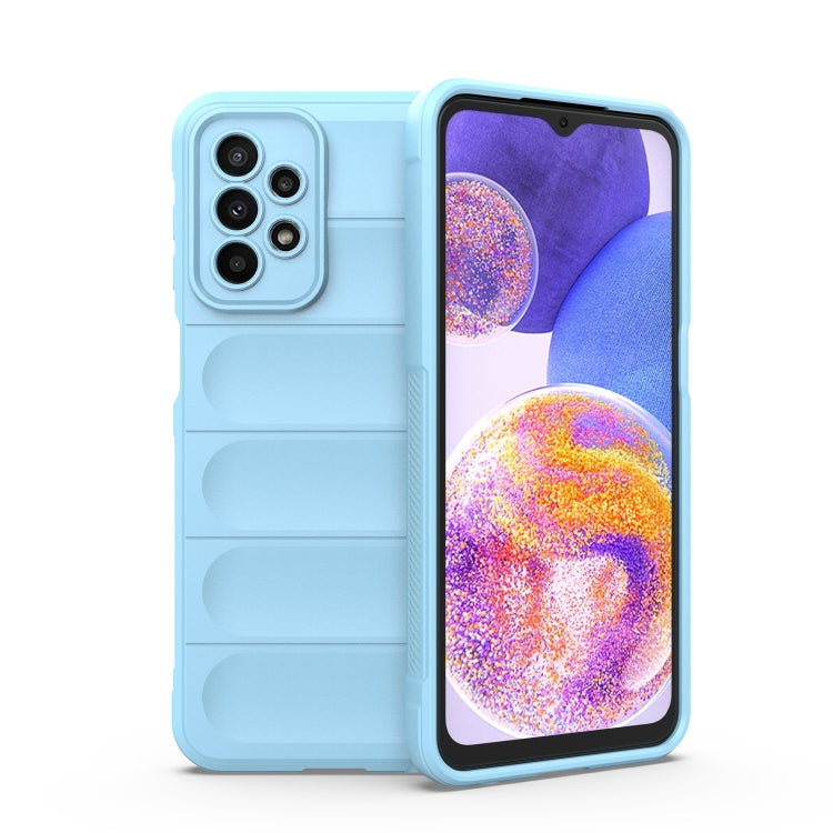 For Samsung Galaxy A23 Magic Shield TPU + Flannel Phone Case