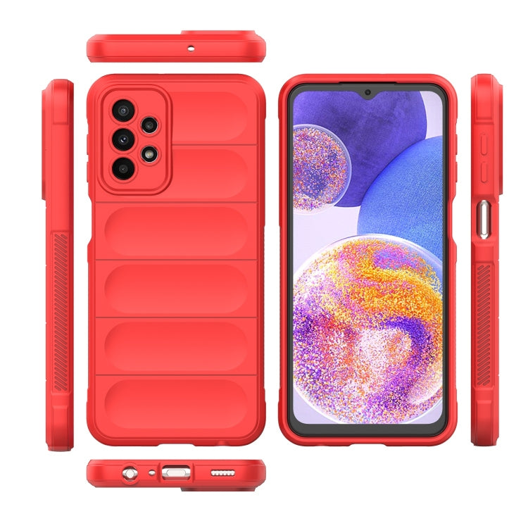 For Samsung Galaxy A23 Magic Shield TPU + Flannel Phone Case