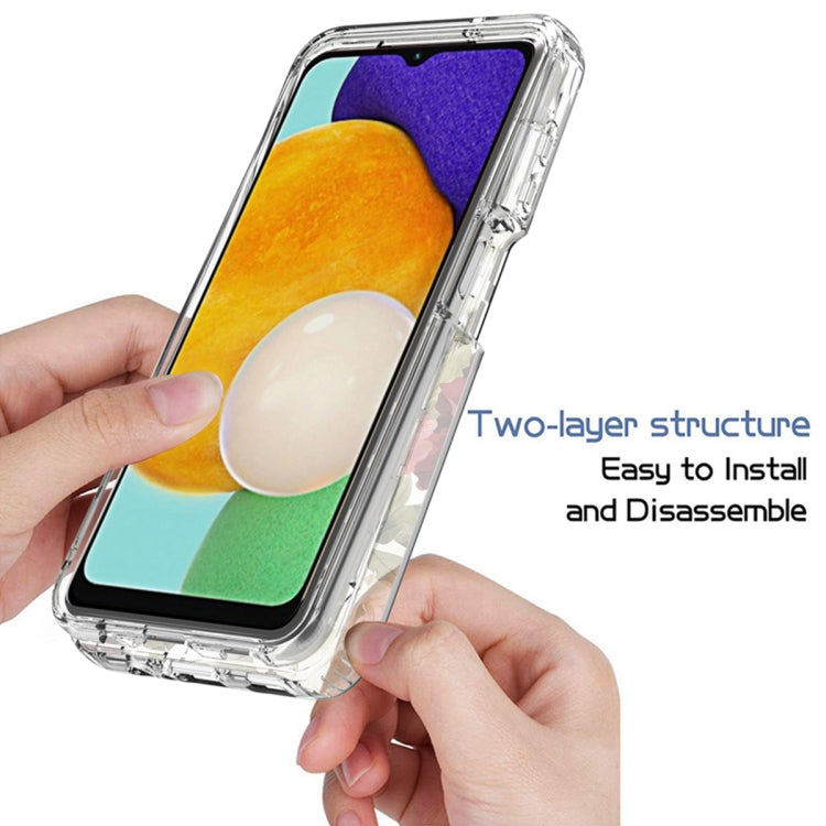 For Samsung Galaxy A13 5G PC+TPU Transparent Painted Phone Case
