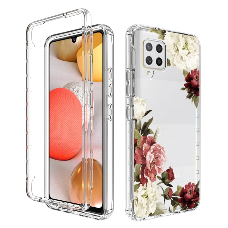For Samsung Galaxy A42 5G PC+TPU Transparent Painted Phone Case