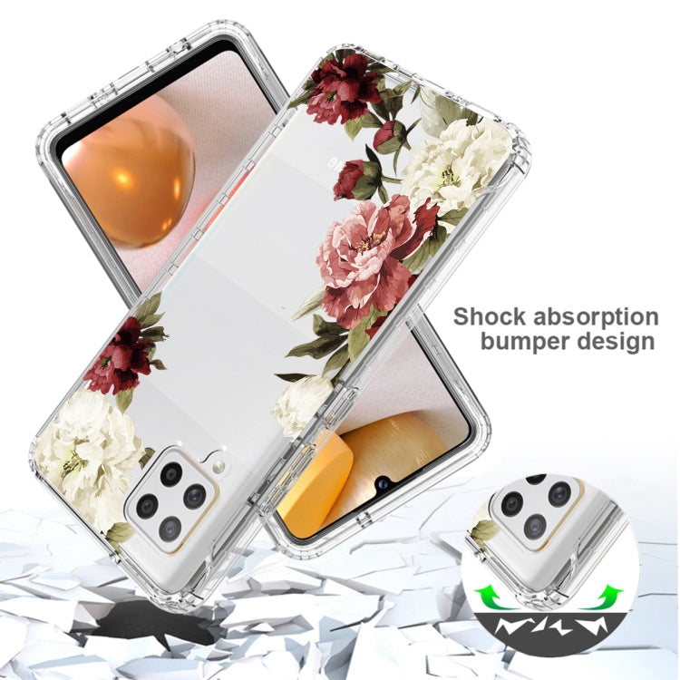 For Samsung Galaxy A42 5G PC+TPU Transparent Painted Phone Case