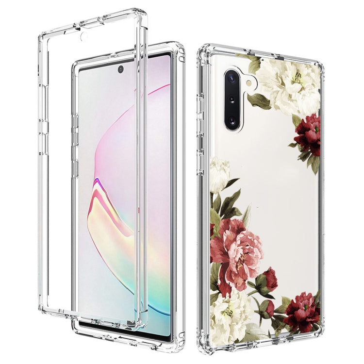 For Samsung Galaxy Note10 PC+TPU Transparent Painted Phone Case