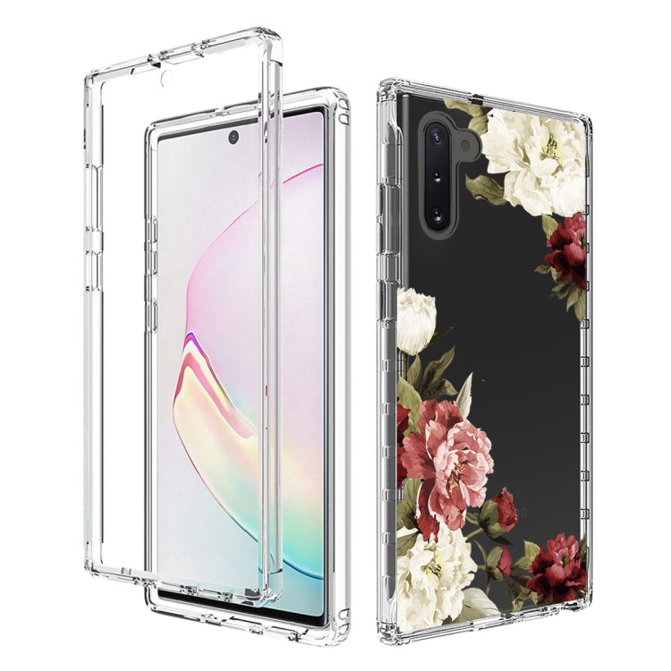 For Samsung Galaxy Note10 PC+TPU Transparent Painted Phone Case