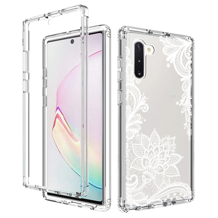 For Samsung Galaxy Note10 PC+TPU Transparent Painted Phone Case