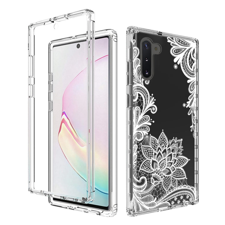 For Samsung Galaxy Note10 PC+TPU Transparent Painted Phone Case