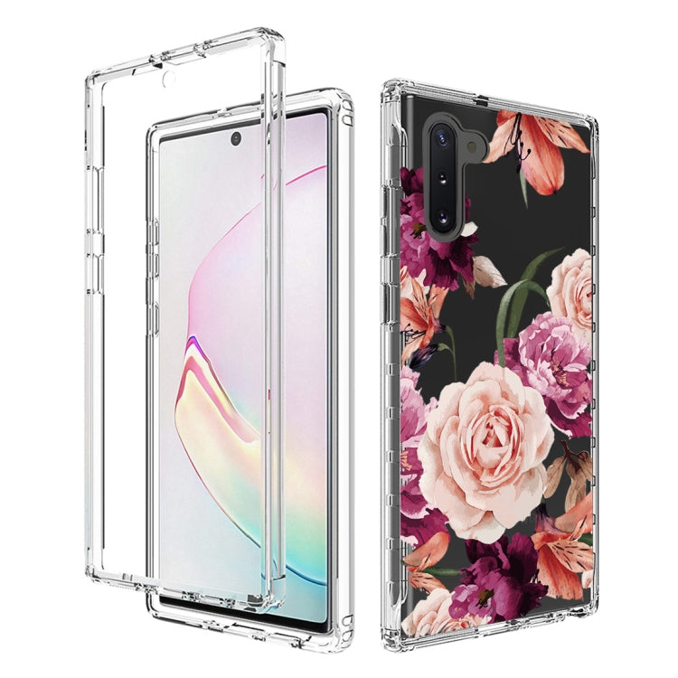 For Samsung Galaxy Note10 PC+TPU Transparent Painted Phone Case