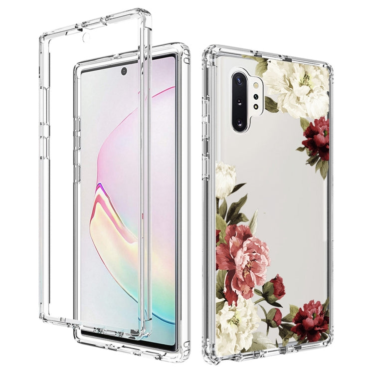 For Samsung Galaxy Note10+ PC+TPU Transparent Painted Phone Case