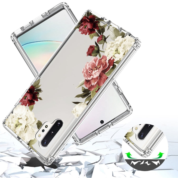 For Samsung Galaxy Note10+ PC+TPU Transparent Painted Phone Case