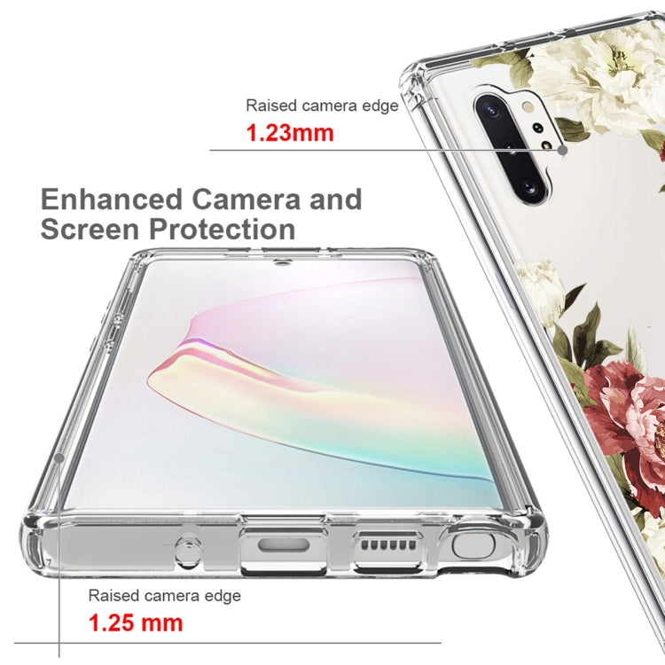 For Samsung Galaxy Note10+ PC+TPU Transparent Painted Phone Case