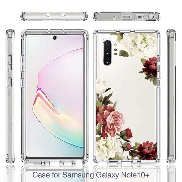 For Samsung Galaxy Note10+ PC+TPU Transparent Painted Phone Case