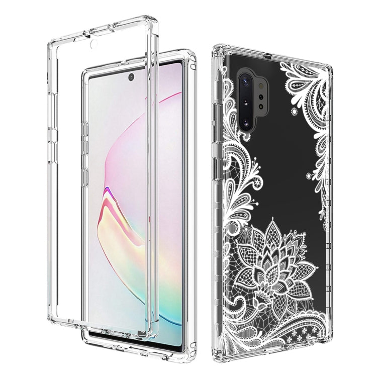 For Samsung Galaxy Note10+ PC+TPU Transparent Painted Phone Case