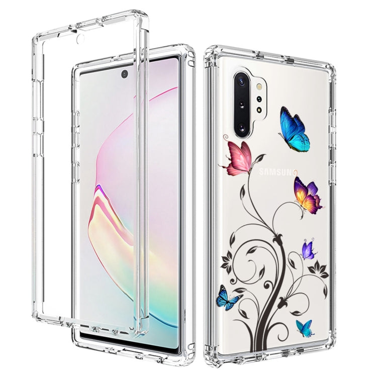 For Samsung Galaxy Note10+ PC+TPU Transparent Painted Phone Case