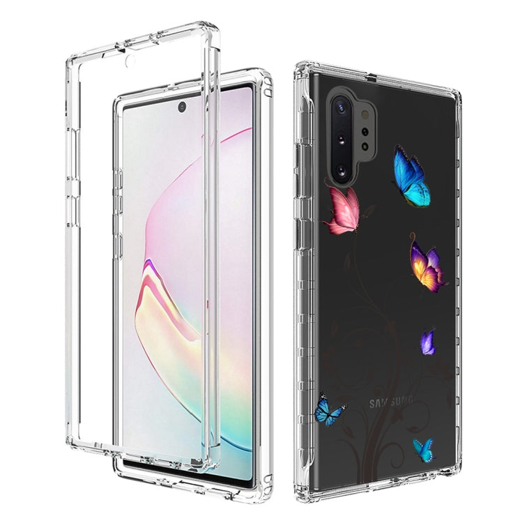 For Samsung Galaxy Note10+ PC+TPU Transparent Painted Phone Case