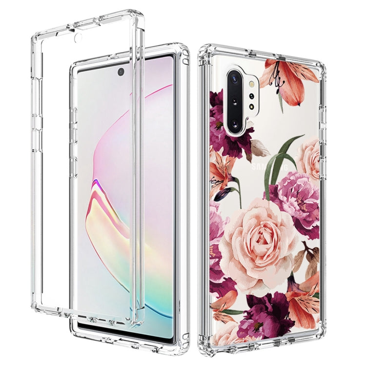 For Samsung Galaxy Note10+ PC+TPU Transparent Painted Phone Case