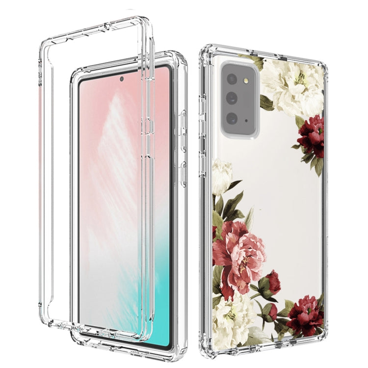 For Samsung Galaxy Note20 PC+TPU Transparent Painted Phone Case