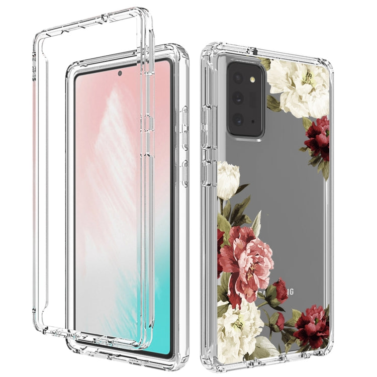 For Samsung Galaxy Note20 PC+TPU Transparent Painted Phone Case