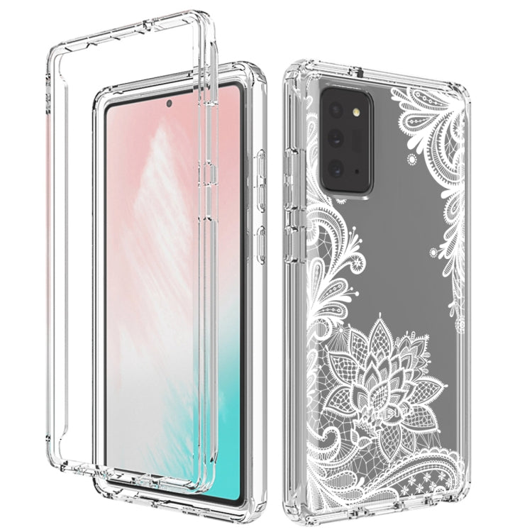 For Samsung Galaxy Note20 PC+TPU Transparent Painted Phone Case