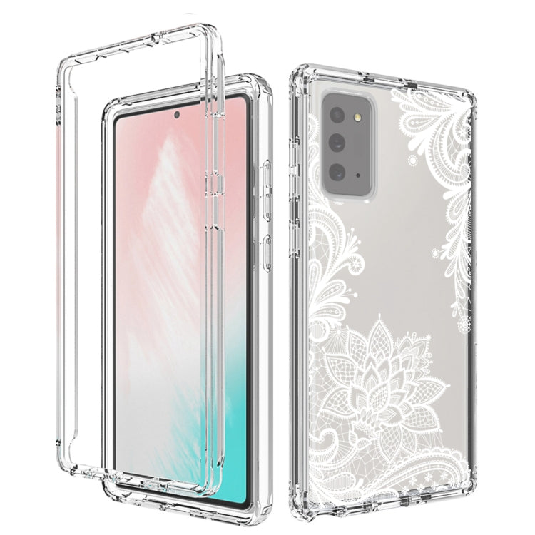 For Samsung Galaxy Note20 PC+TPU Transparent Painted Phone Case