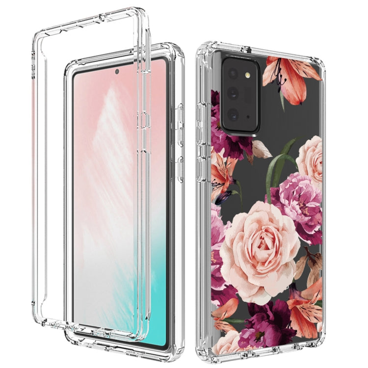 For Samsung Galaxy Note20 PC+TPU Transparent Painted Phone Case